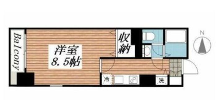 メゾン・ド・ヴィレ高輪の間取り