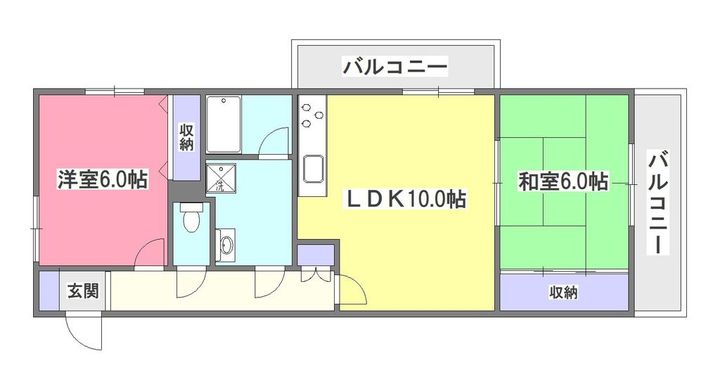 オークウッドIIの間取り