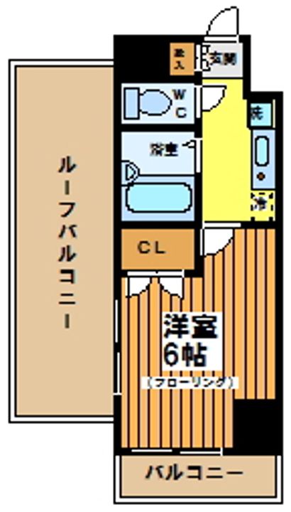 東京都渋谷区笹塚2(マンション)の賃貸物件の間取り