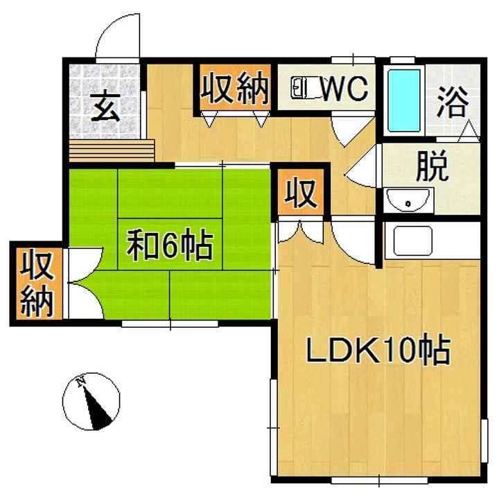 カーサ植田町の間取り