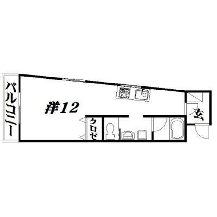 静岡県浜松市中央区大工町(マンション)の賃貸物件の間取り