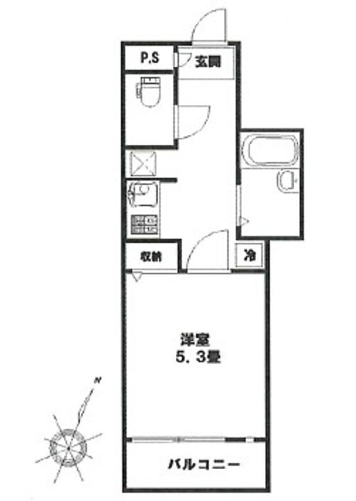 マリオン駒場の間取り