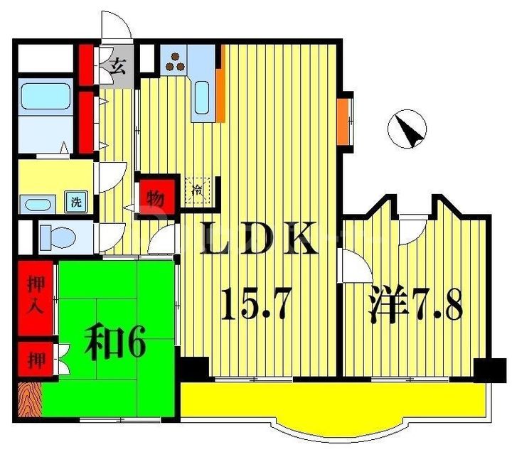 ジョイム新松戸の間取り