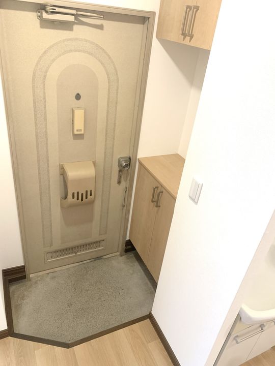 パークサイドハウスA棟の玄関