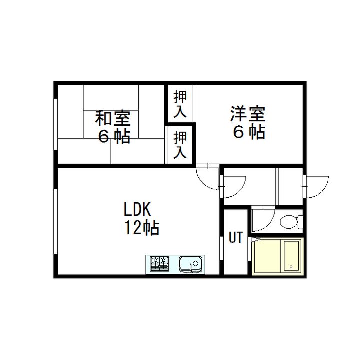 ハイネスフランセの間取り