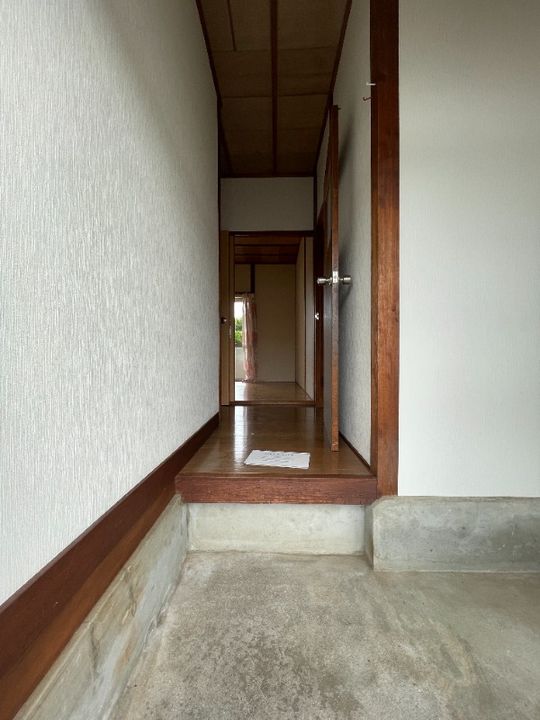 岡山県倉敷市酒津(一戸建)の賃貸物件の玄関