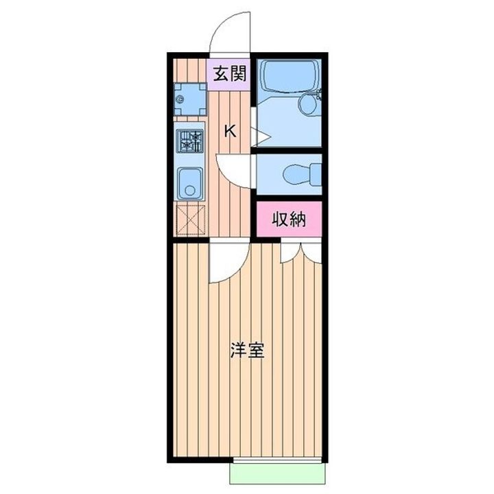 コンフォートクラージュBの間取り