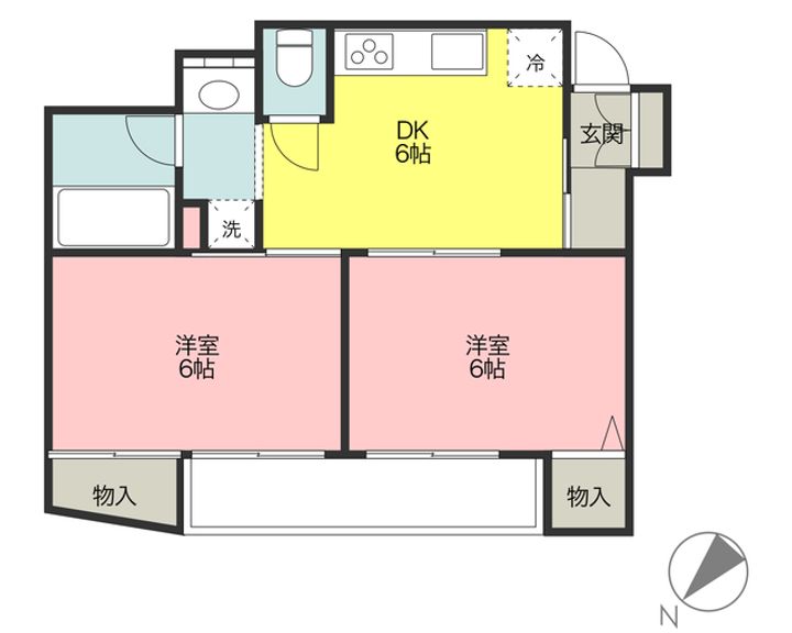 アルトハイツの間取り