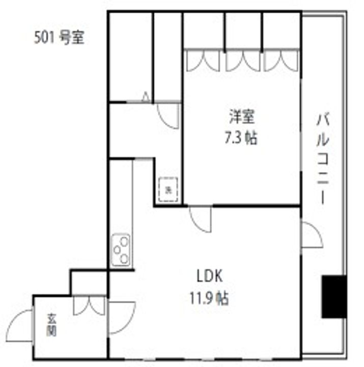 東京都江戸川区南小岩5(マンション)の賃貸物件の間取り