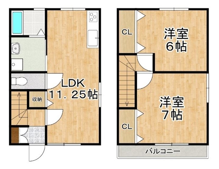 アドバンス乙多見 Aの間取り
