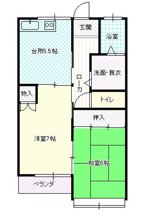 グローブ・コートの間取り