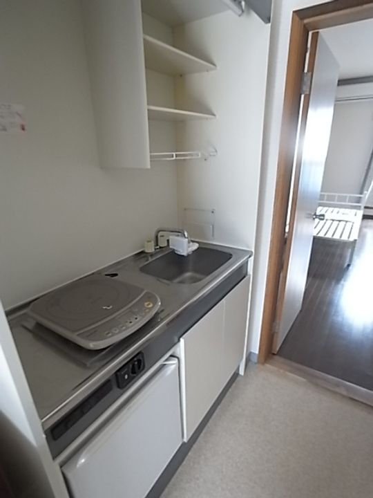 岡山県総社市中央6(アパート)の賃貸物件のキッチン
