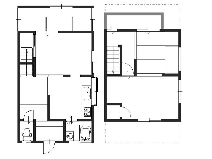 広島県広島市安佐南区相田5(一戸建)の賃貸物件の間取り