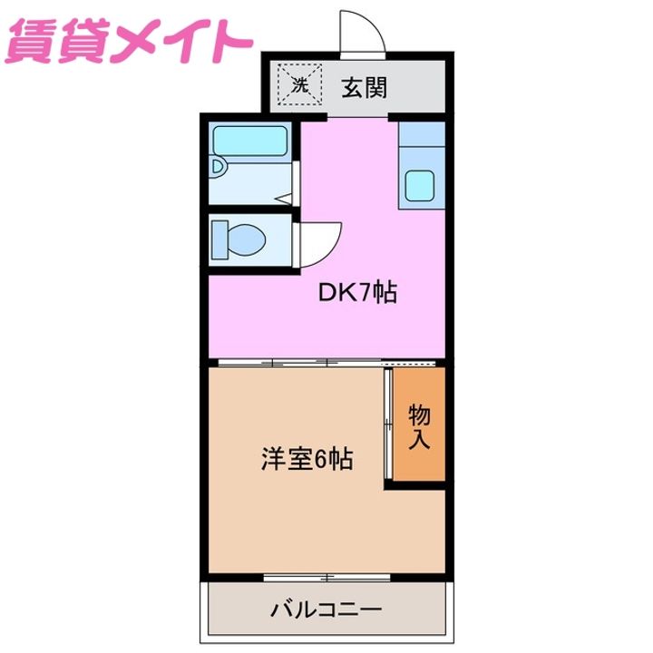江戸宿阿部喜の間取り