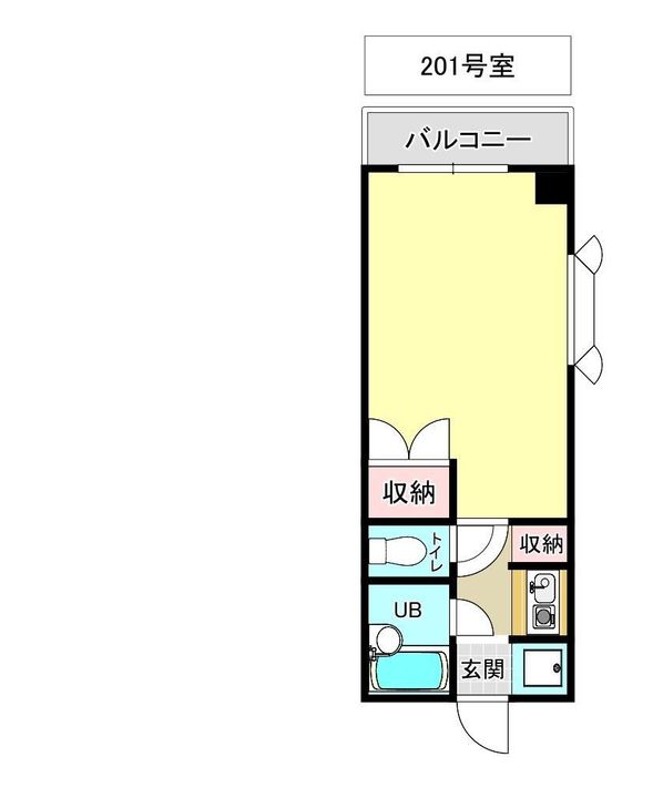 安武マンション駅東通りの間取り