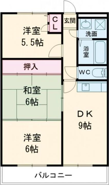 カルディア源の間取り