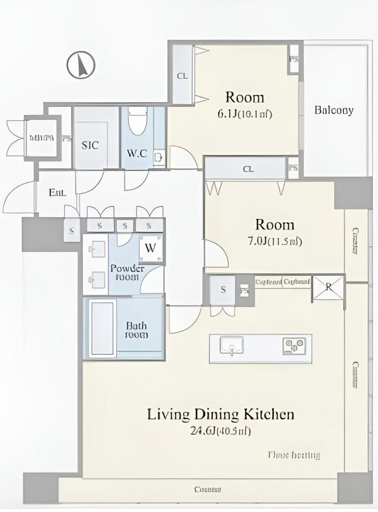 グランスイート麻布台ヒルトップタワーの間取り