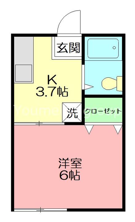 神奈川県平塚市北金目3の賃貸アパートの間取り