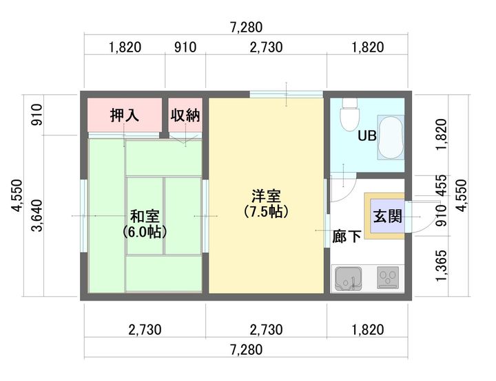 青雲荘の間取り