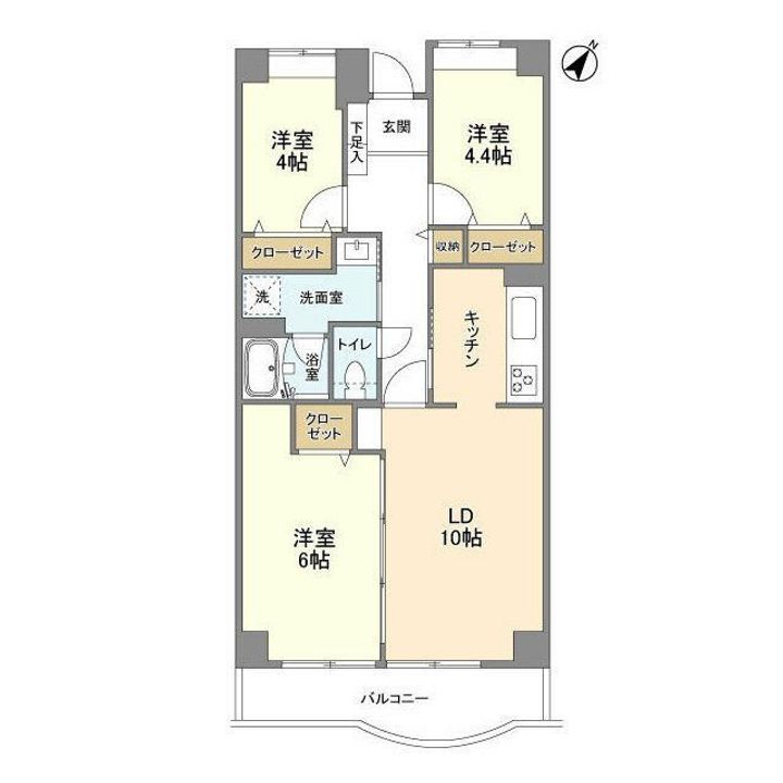 KDXレジデンス東雪谷の間取り