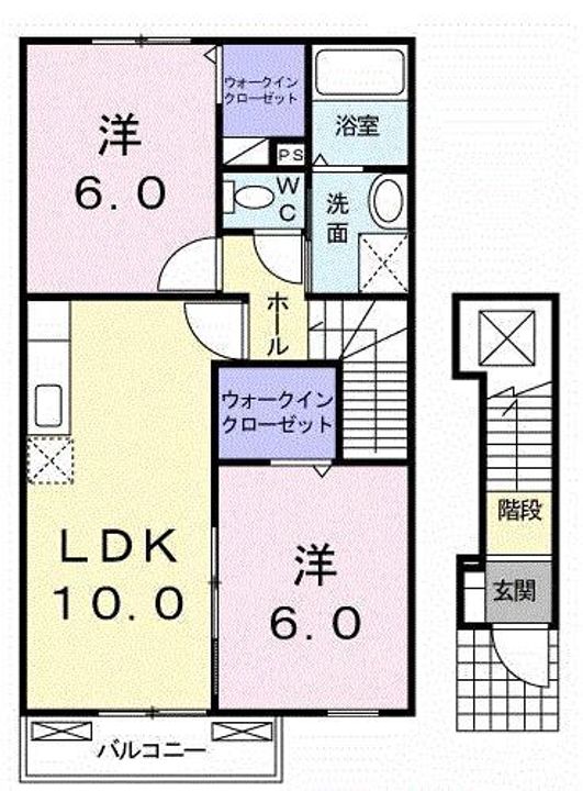 フラン コート イーストの間取り