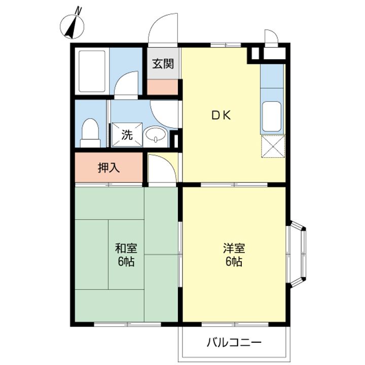メゾン・ド・クレールの間取り