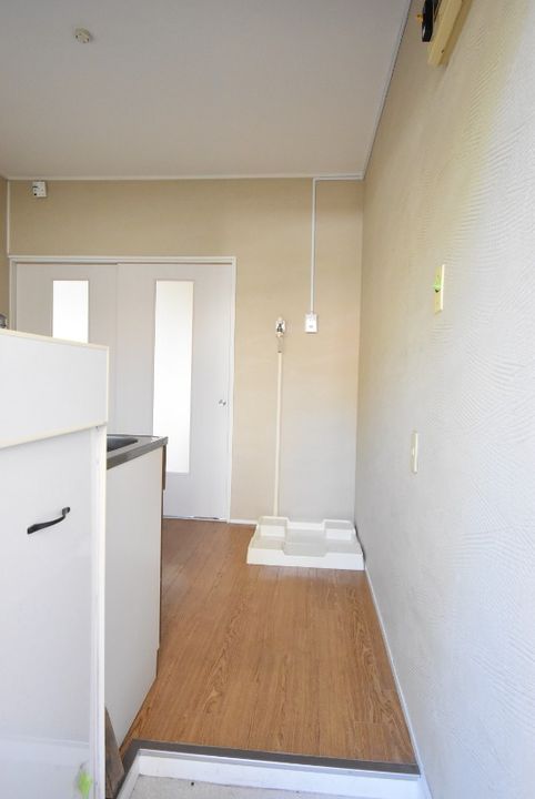 岡元マンションの玄関
