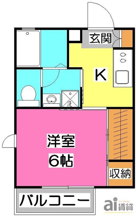 ベレオ喜多の間取り