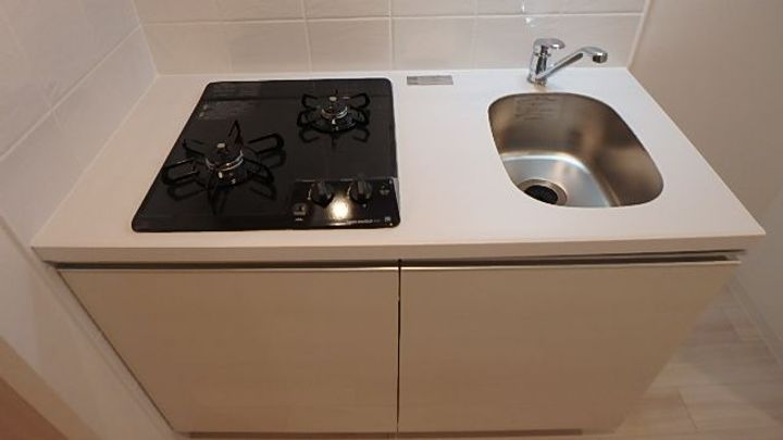 大阪府大阪市中央区東高麗橋の賃貸マンションのキッチン