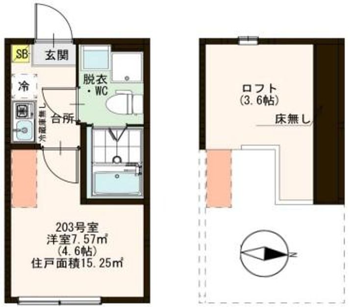東京都葛飾区立石4(アパート)の賃貸物件の間取り