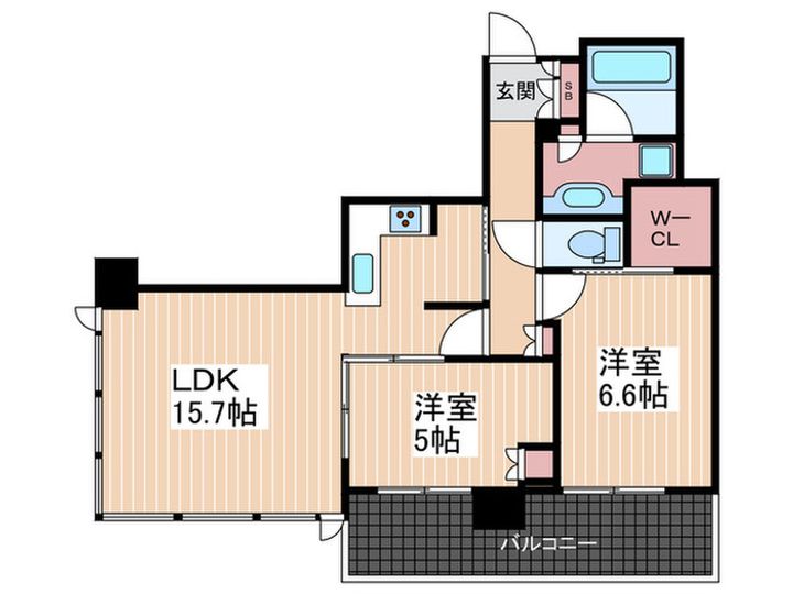 シティタワー広島の間取り