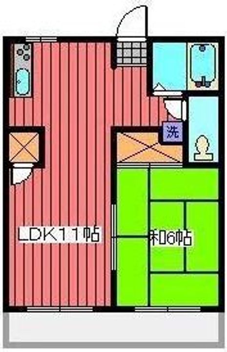 和光ハイツの間取り