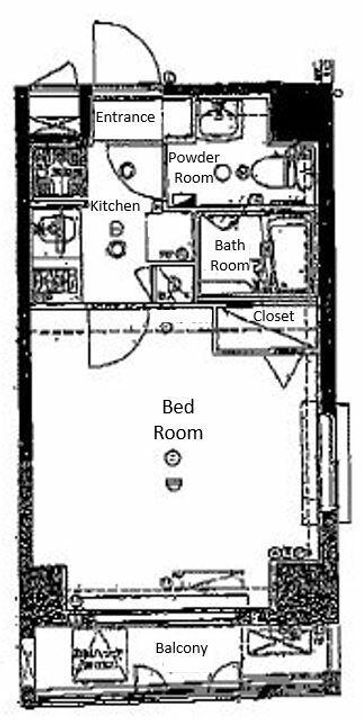 GENOVIA亀戸green wallの間取り