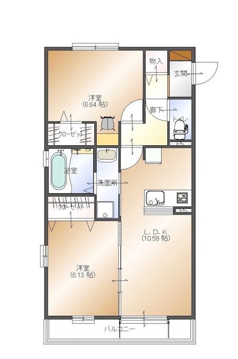 シエルミランの間取り