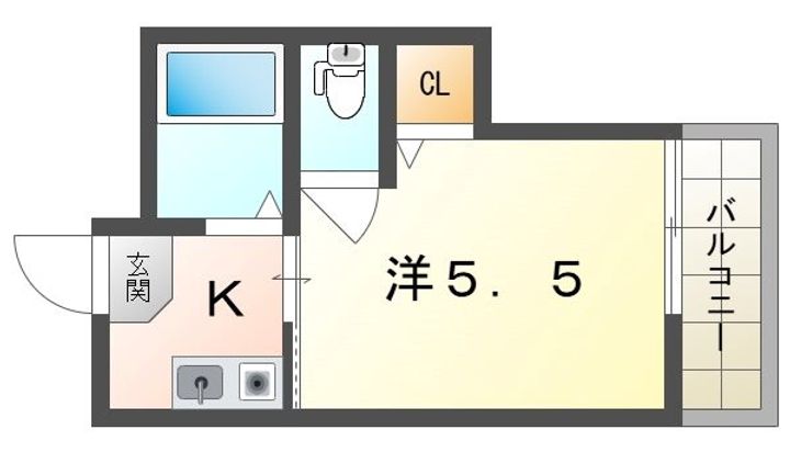 高柳栄ハイツの間取り