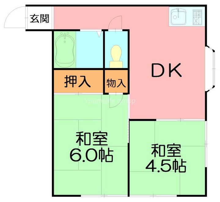 神奈川県足柄上郡松田町松田庶子(アパート)の賃貸物件の間取り