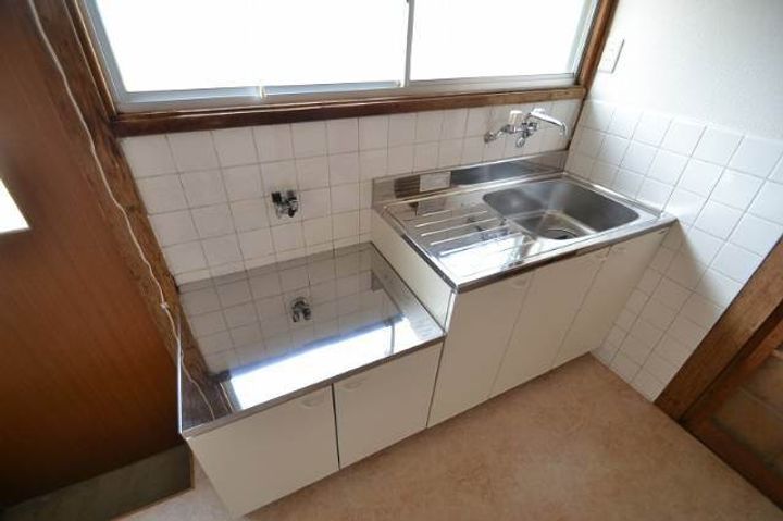 岡山県岡山市中区円山(一戸建)の賃貸物件のキッチン