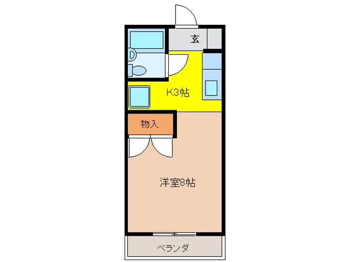 レジデンス犬山の間取り