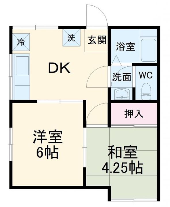 宮沢コーポの間取り