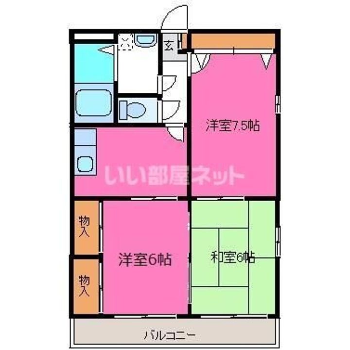 ソレイユ香栄IIの間取り