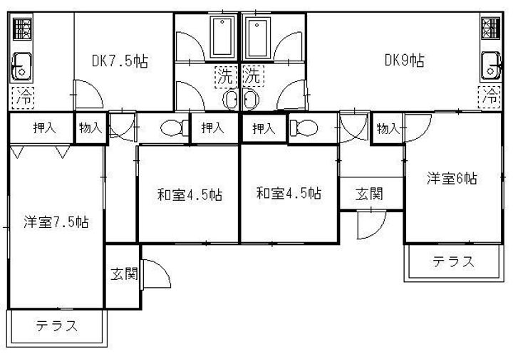 リッチパレスの間取り