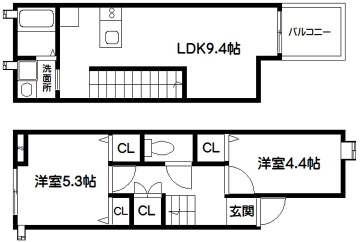 TheSiesta成城学園Gresiareの間取り