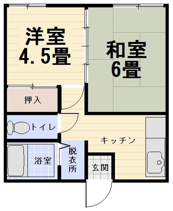 セジュールミキの間取り