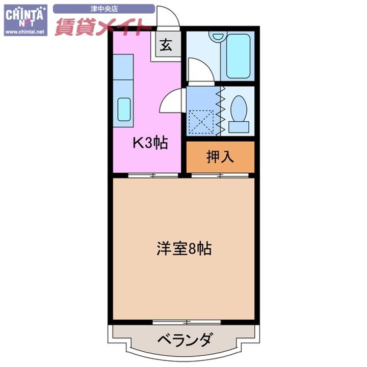 レジデンスタイコーの間取り