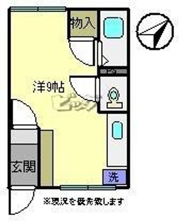 滝川第1総合ハイツBの間取り