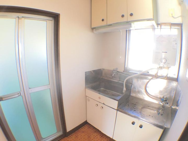 宮城県仙台市青葉区西勝山(アパート)の賃貸物件のキッチン