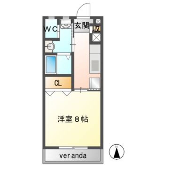 コーポエルの間取り