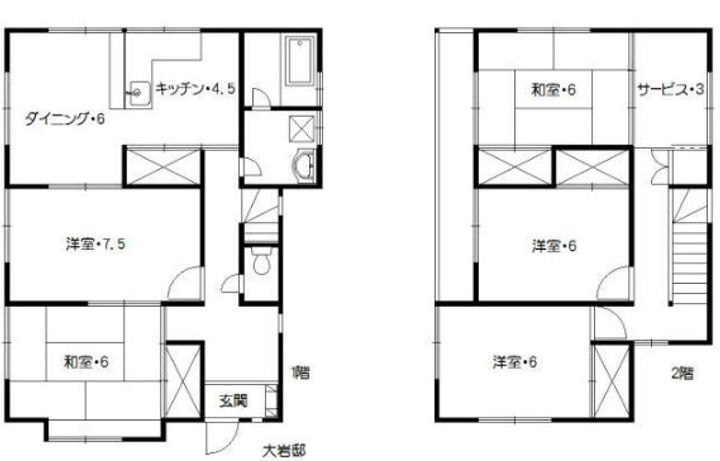 神奈川県相模原市南区相模台2(一戸建)の賃貸物件の間取り