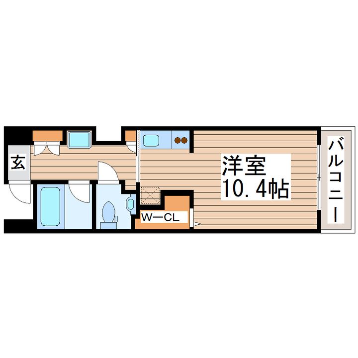 コンフォートEXE連坊ステーションの間取り