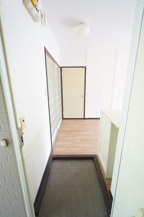 リサパレスAの玄関